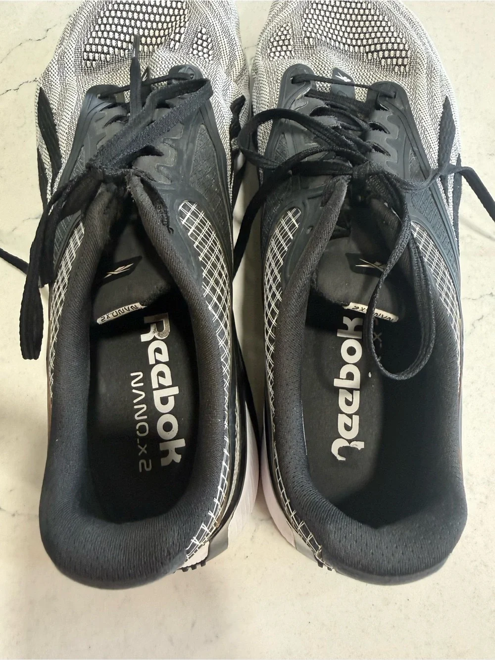 Reebok Nano X2 Men’s Training CrossFit Shoes Black/Gray Low Top GW5146 Size 14
